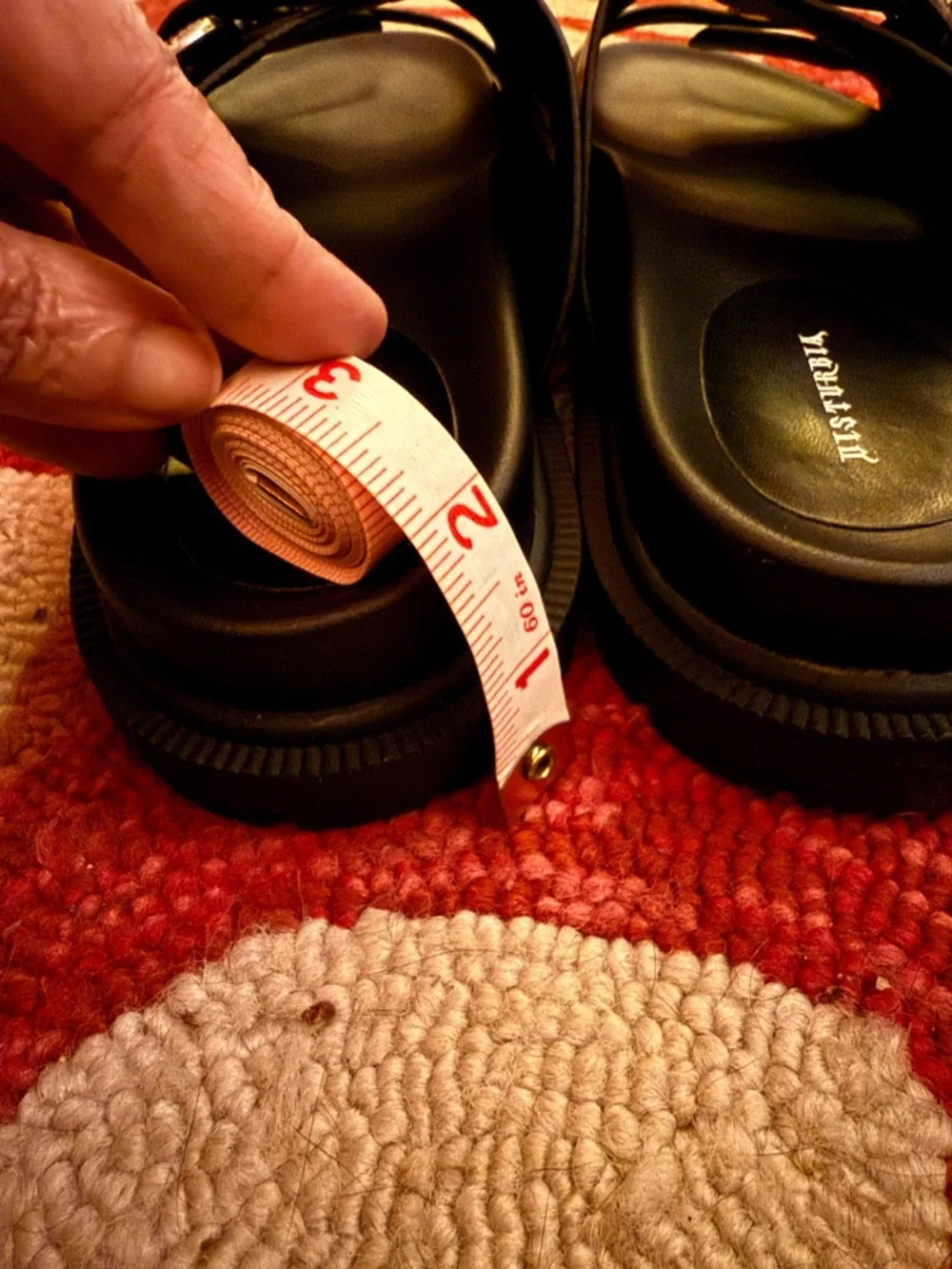 Mamba Snake Buckle Sandals - see size information, they run big. - Picture 5 of 10